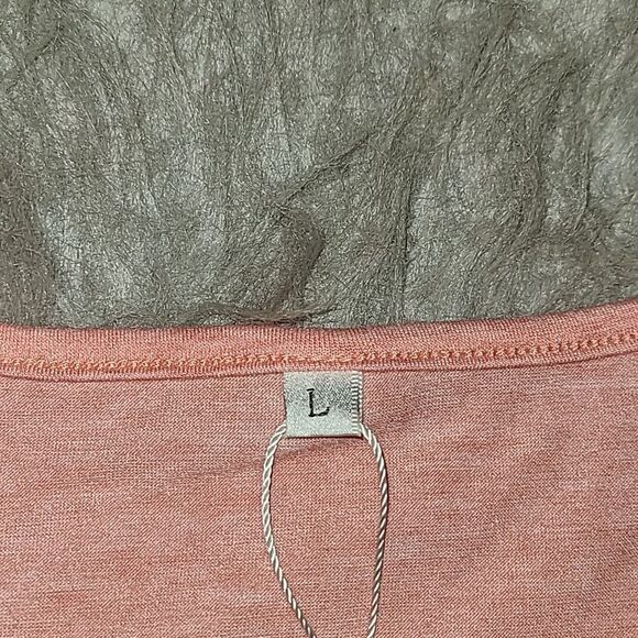 NWT Wiholl womens‎ soft orange short baloon sleeve square neck tshirt - Picture 5 of 8